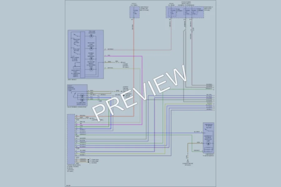 2013 Audi A7 Headlights wiring diagram preview