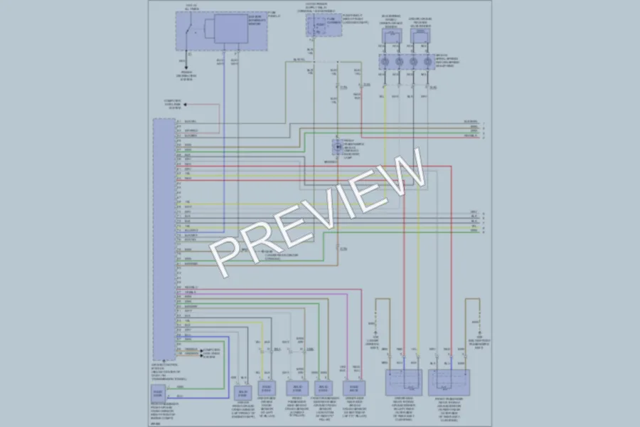 2013 Audi A8 Supplemental Restraints wiring diagram preview