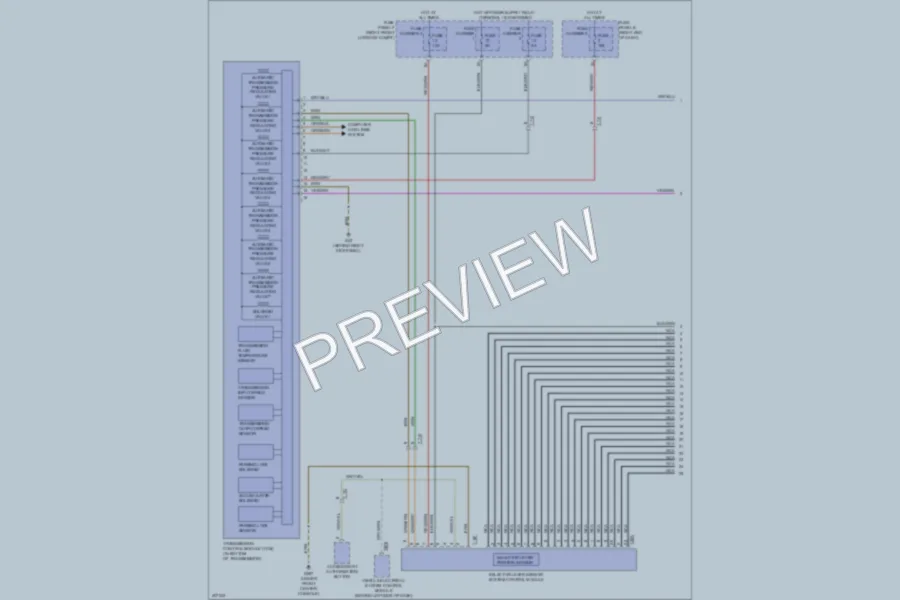 2013 Audi A8 Transmission wiring diagram preview