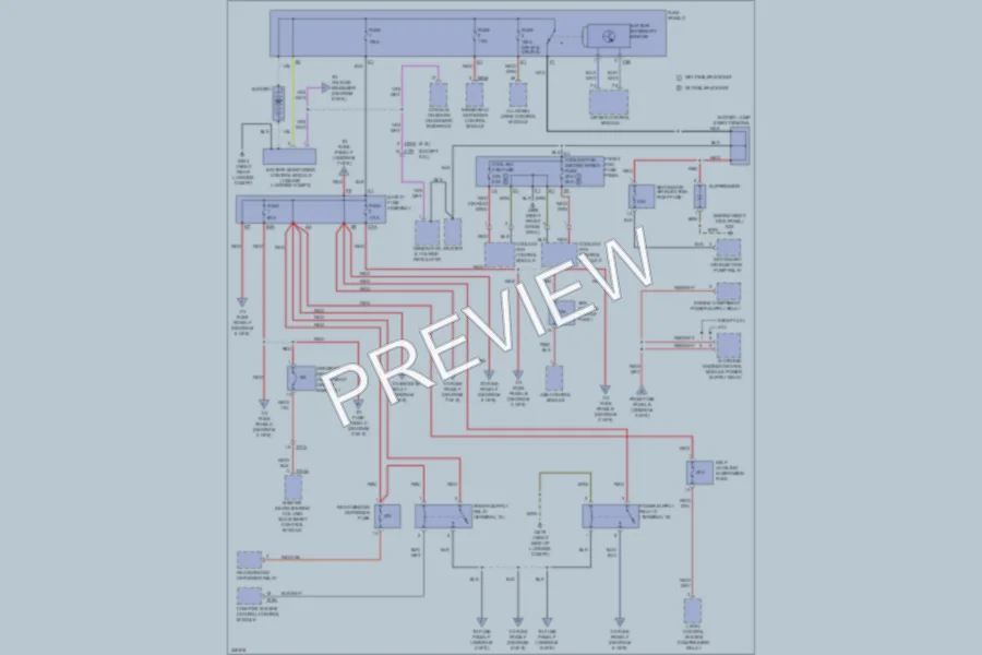 2013 Audi A8L Power Distribution wiring diagram preview
