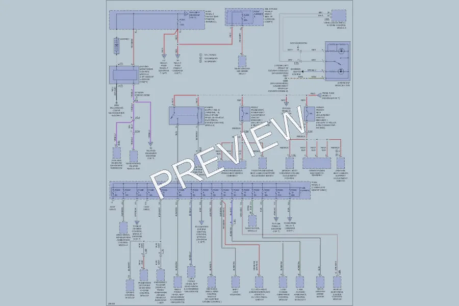 2013 Audi Q5 Power Distribution wiring diagram preview