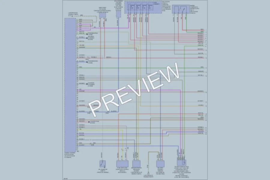 2013 Audi Q5hybrid Engine Performance wiring diagram preview