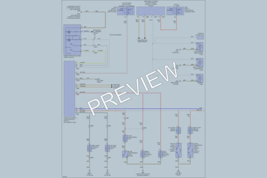2013 Audi Q5hybrid Interior Lights wiring diagram preview