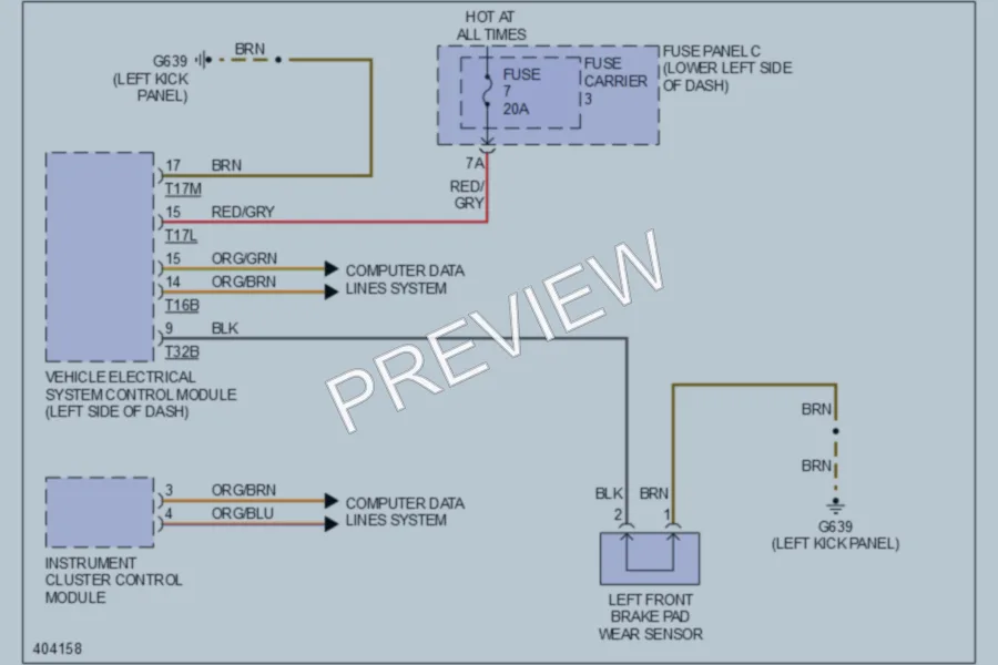 2013 Audi Q5hybrid Warning Systems wiring diagram preview