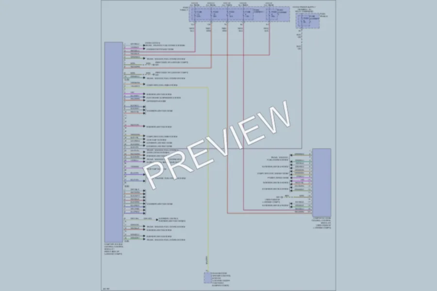 2013 Audi Q7 Body Control Modules wiring diagram preview
