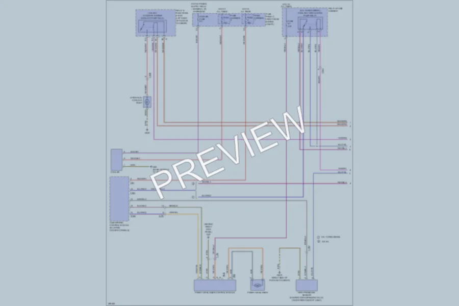 2013 Audi Q7 Cooling Fan wiring diagram preview