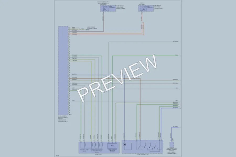 2013 Audi Q7 Electronic Suspension wiring diagram preview