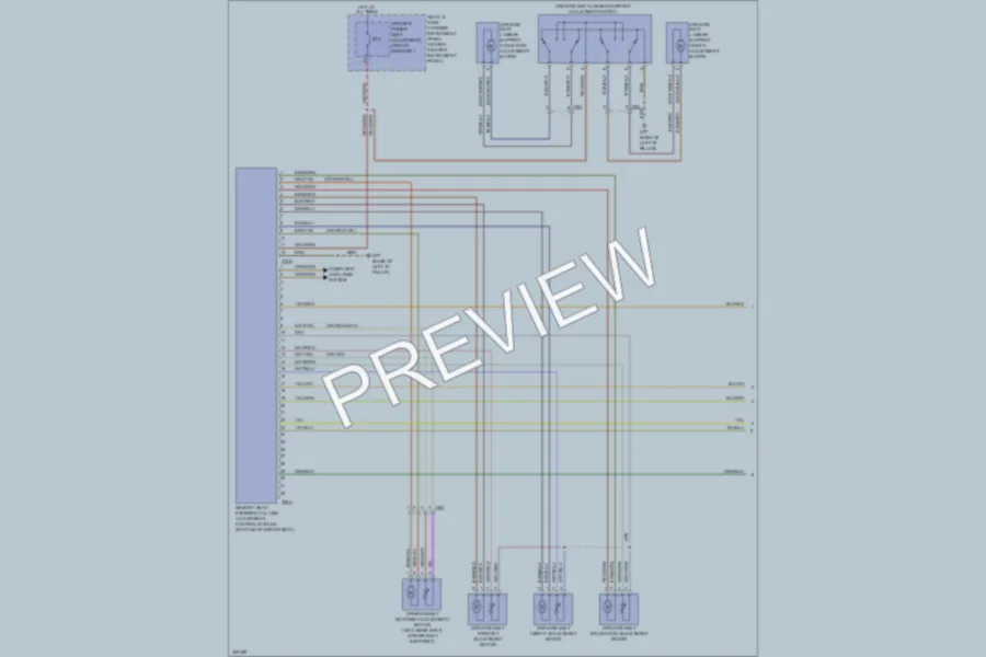 2013 Audi Q7 Memory Systems wiring diagram preview