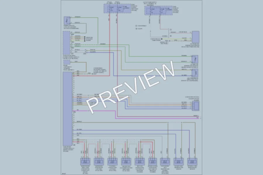 2013 Audi RS5 Air Conditioning wiring diagram preview