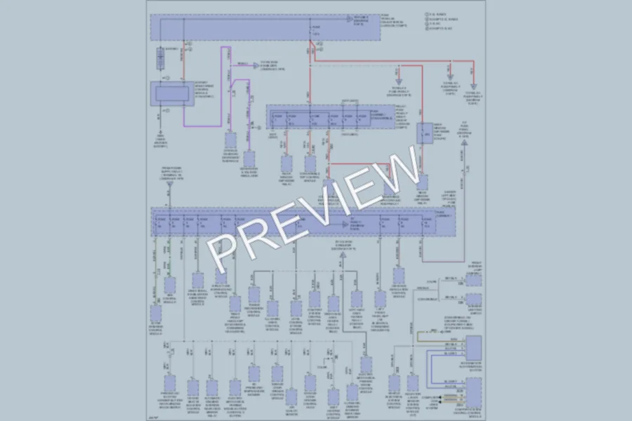 2013 Audi RS5 Power Distribution wiring diagram preview