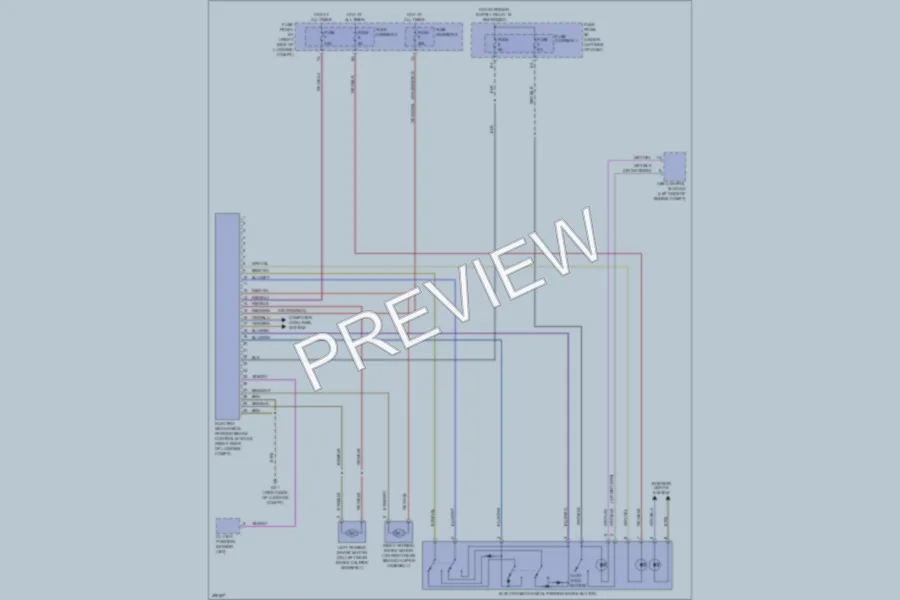 2013 Audi RS5 Shift Interlock wiring diagram preview