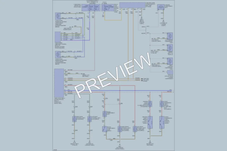 2013 Audi S4 Interior Lights wiring diagram preview