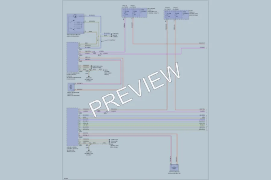 2013 Audi S4 Power Windows wiring diagram preview