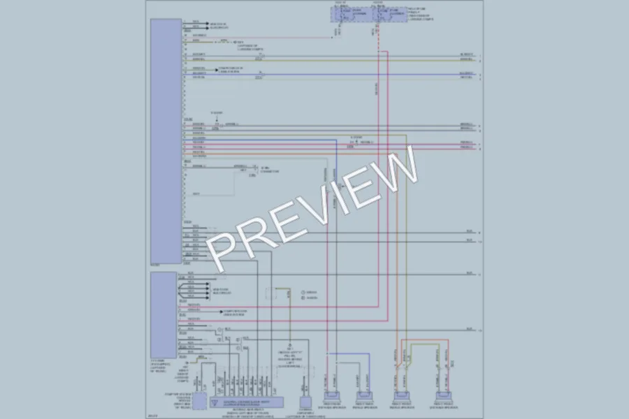 2013 Audi S4 Radio wiring diagram preview