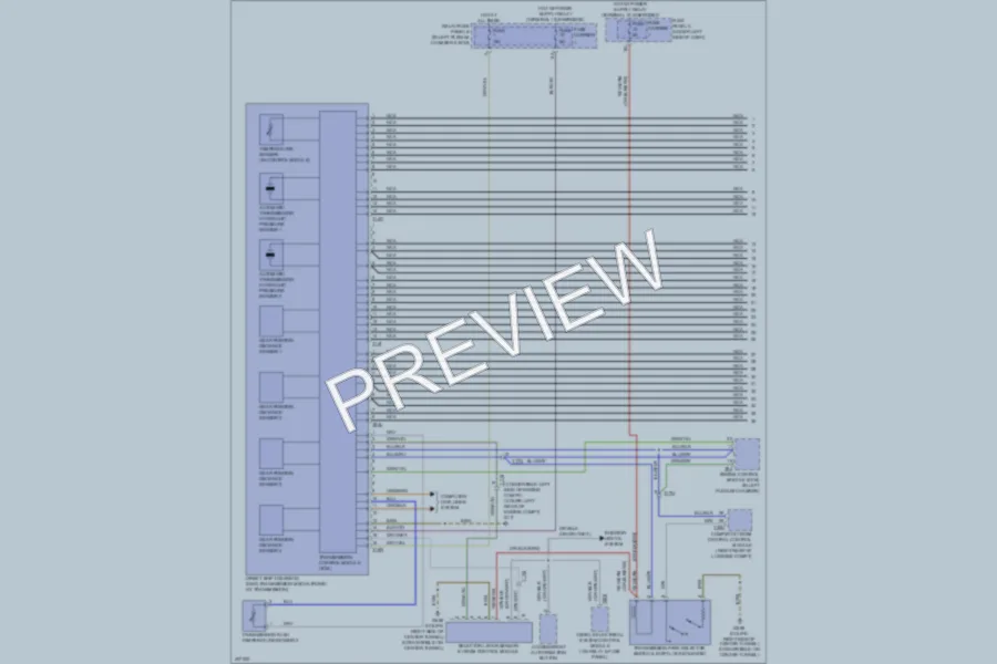 2013 Audi S5 Transmission wiring diagram preview