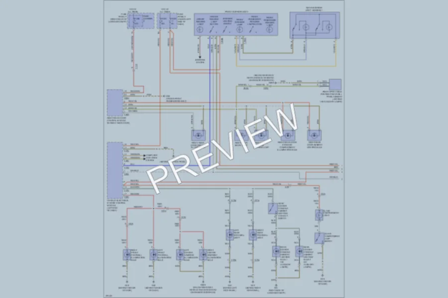 2013 Audi S6 Interior Lights wiring diagram preview