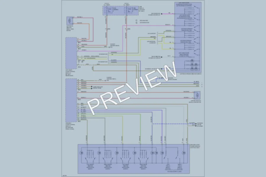 2013 Audi S6 Power Windows wiring diagram preview
