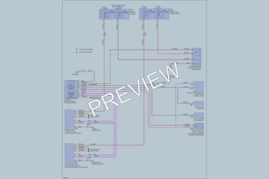 2013 Audi S7 Power Mirrors wiring diagram preview