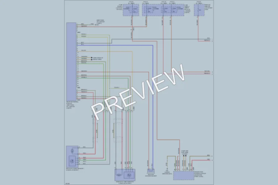 2013 Audi S7 Trunk Tailgate Fuel Door wiring diagram preview