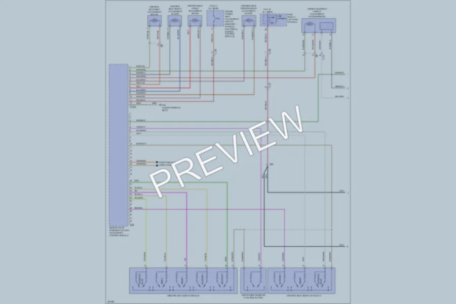 2013 Audi S8 Memory Systems wiring diagram preview
