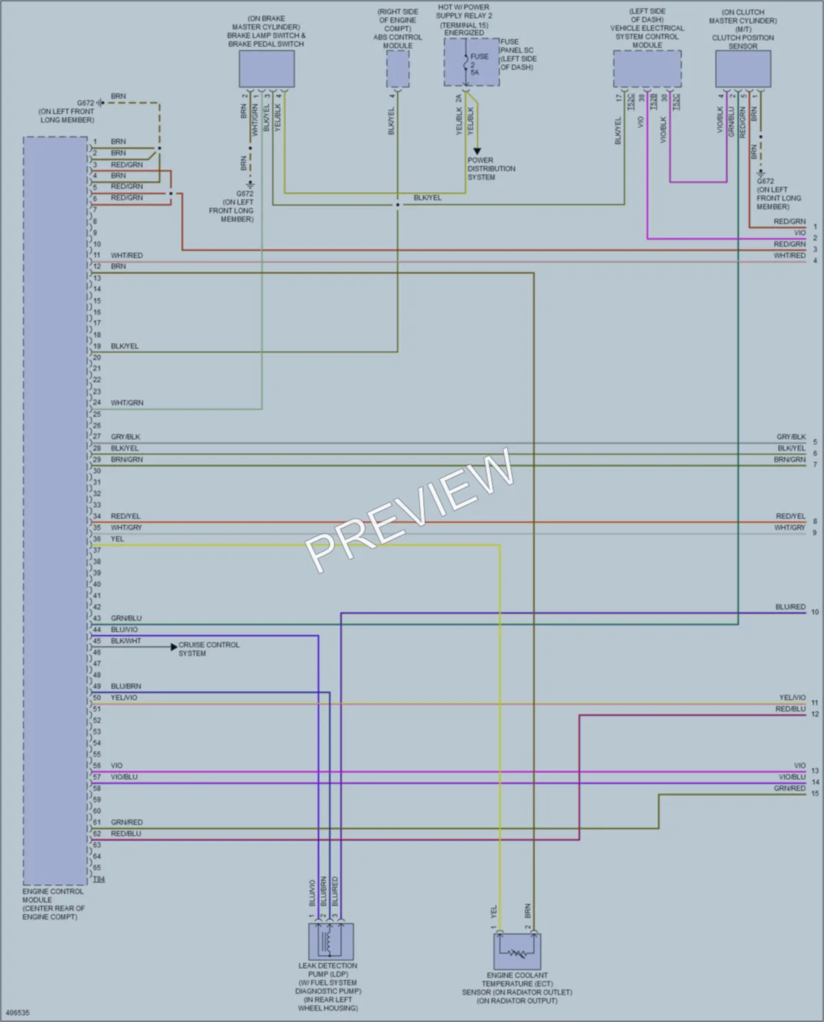 2013 Audi TT Engine Performance wiring diagram preview