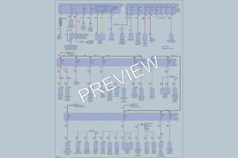 2013 Audi TT Power Distribution wiring diagram preview