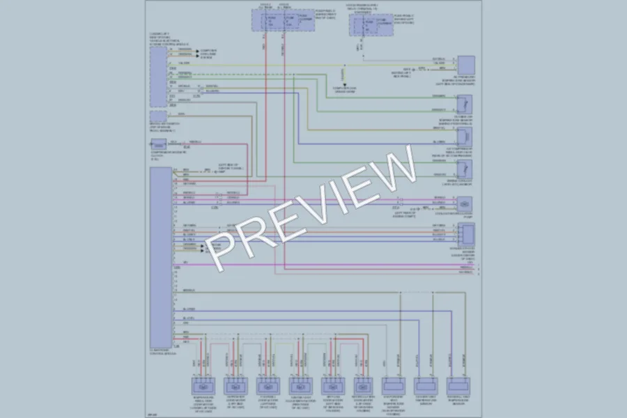 2013 Audi allroad Air Conditioning wiring diagram preview