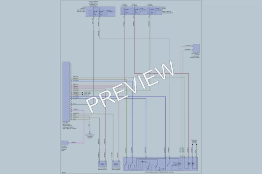 2013 Audi allroad Shift Interlock wiring diagram preview
