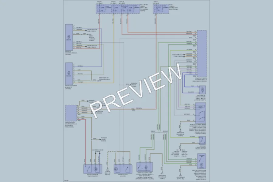 2013 Audi allroad Trunk Tailgate Fuel Door wiring diagram preview