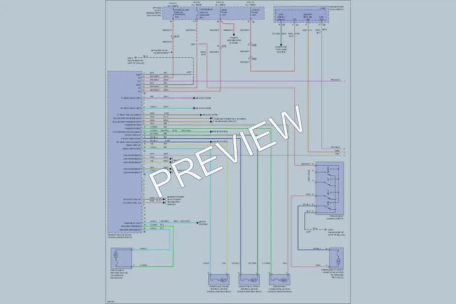 2013 Buick Enclave Memory Systems wiring diagram preview