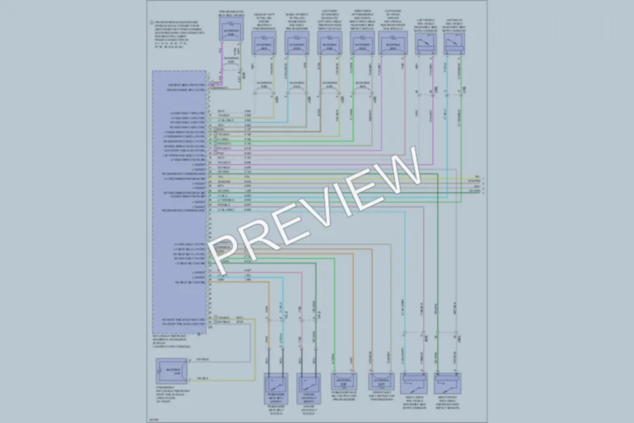 2013 Buick Enclave Supplemental Restraints wiring diagram preview