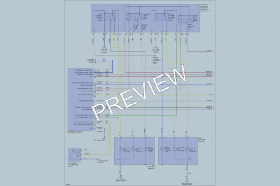 2013 Buick Encore Headlights wiring diagram preview