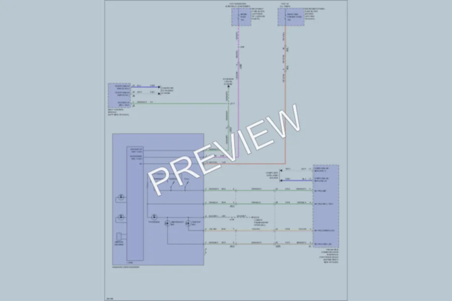 2013 Buick Encore Power Mirrors wiring diagram preview