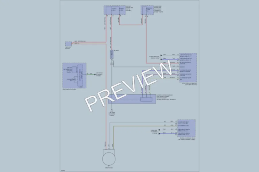 2013 Buick Encore Starting Charging wiring diagram preview