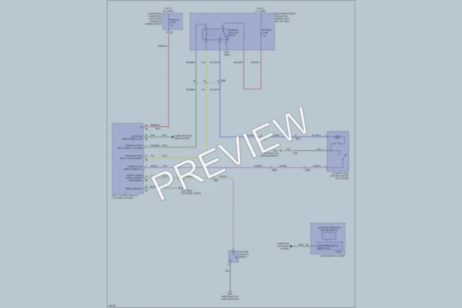 2013 Buick Encore Trunk Tailgate Fuel Door wiring diagram preview