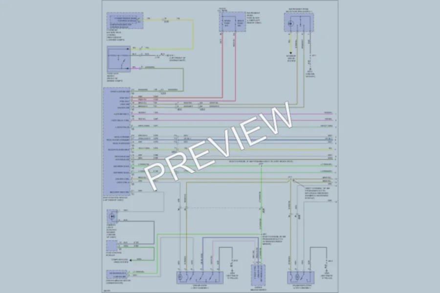 2013 Buick LaCrosse Anti Theft wiring diagram preview