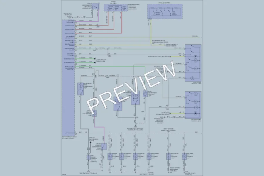 2013 Buick LaCrosse Interior Lights wiring diagram preview