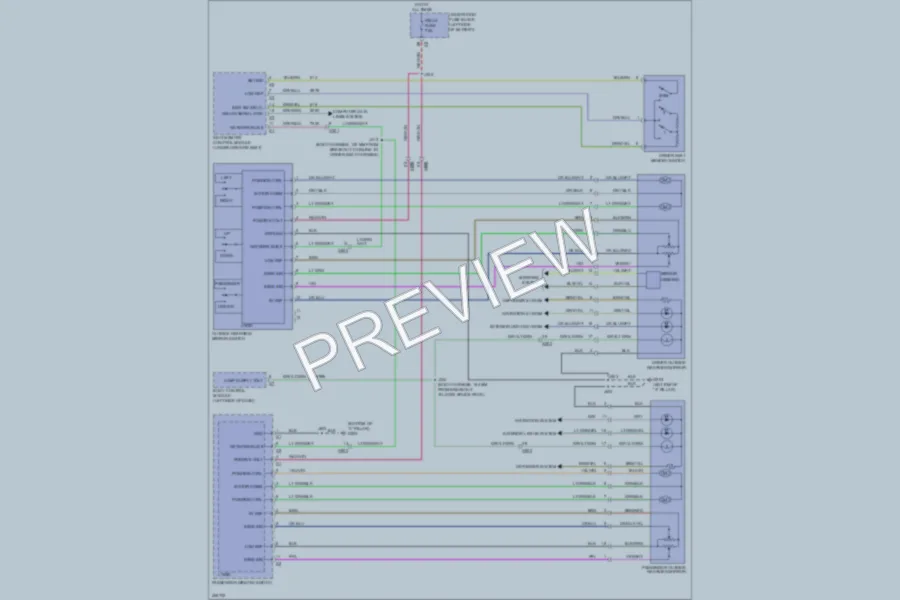 2013 Buick LaCrosse Memory Systems wiring diagram preview