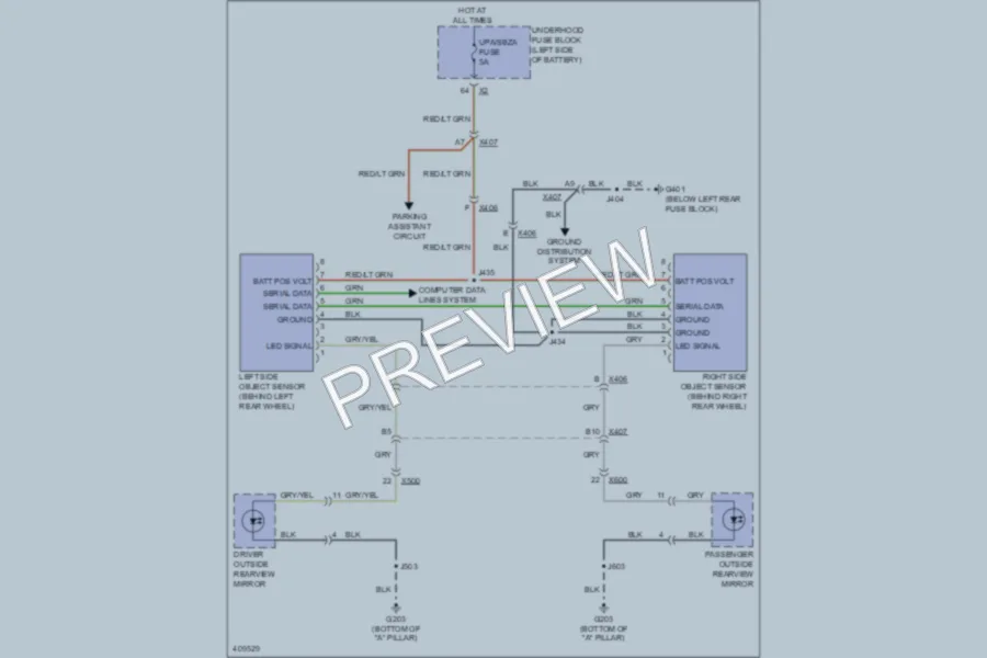 2013 Buick LaCrosse Navigation wiring diagram preview