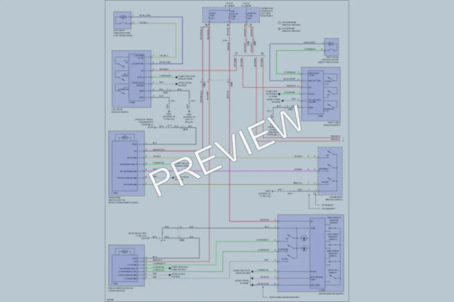 2013 Buick LaCrosse Power Windows wiring diagram preview