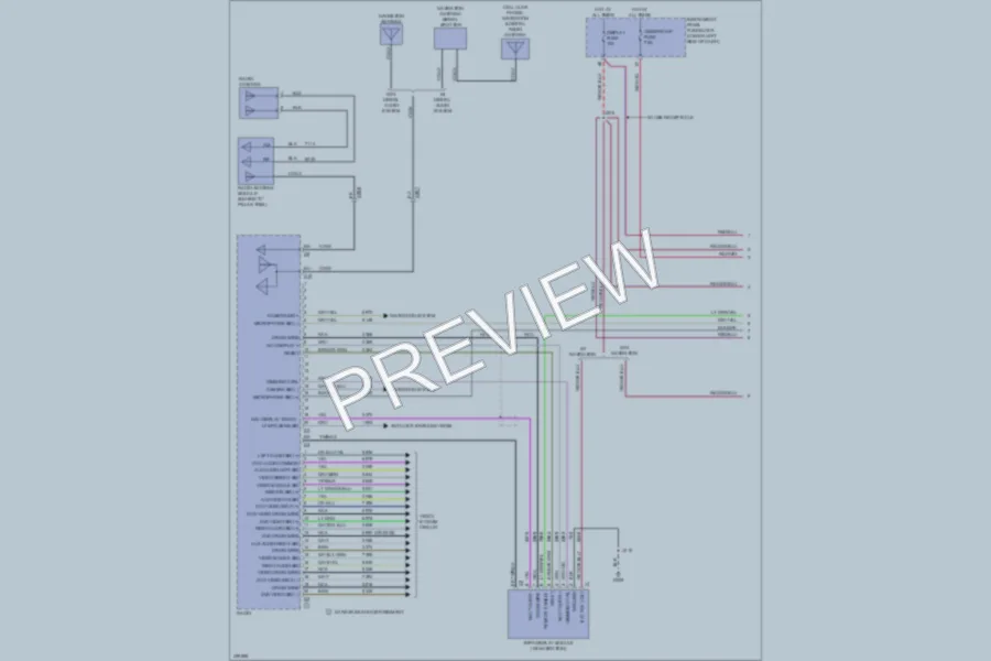 2013 Buick LaCrosse Radio wiring diagram preview
