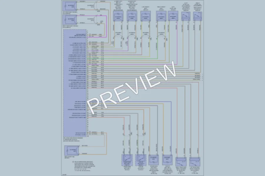 2013 Buick LaCrosse Supplemental Restraints wiring diagram preview