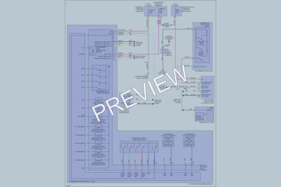 2013 Buick LaCrosse Transmission wiring diagram preview
