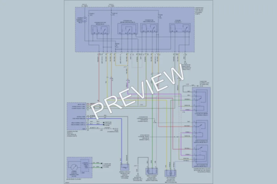 2013 Buick Regal Cooling Fan wiring diagram preview