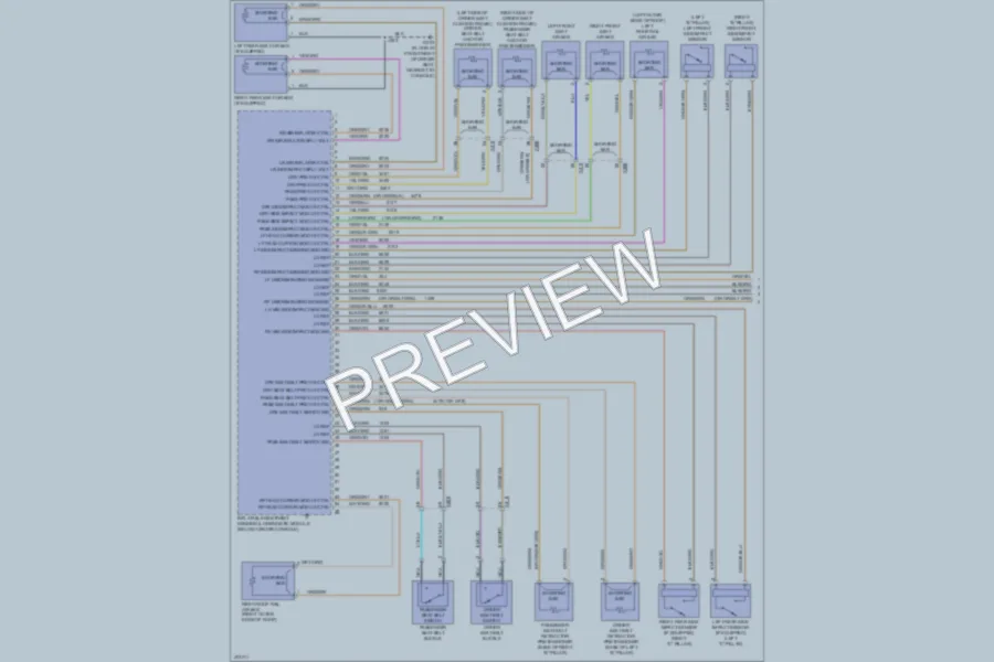 2013 Buick Regal Supplemental Restraints wiring diagram preview