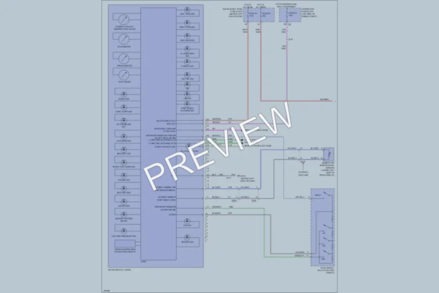 2013 Buick Verano Instrument Cluster wiring diagram preview