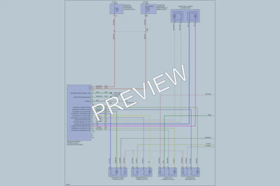 2013 Cadillac ATS Memory Systems wiring diagram preview