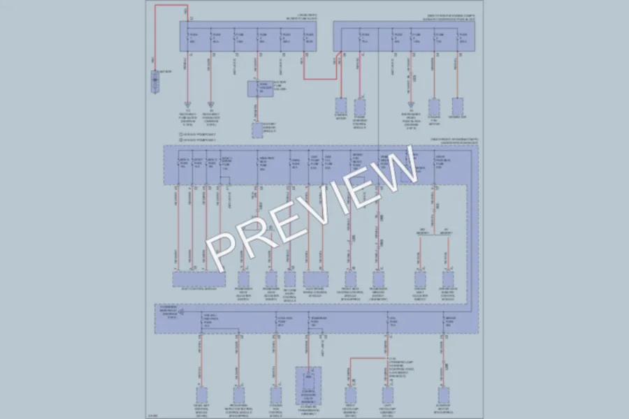 2013 Cadillac ATS Power Distribution wiring diagram preview