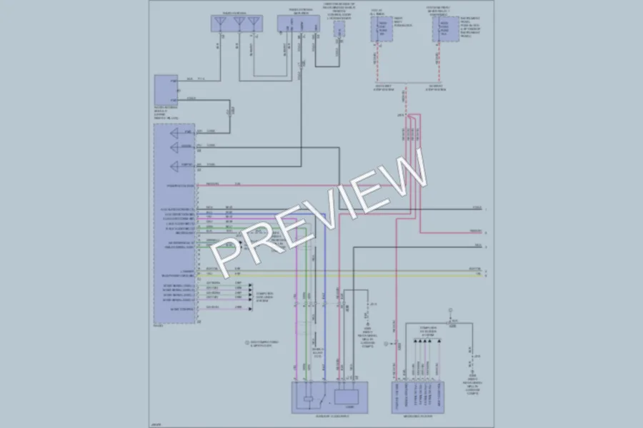 2013 Cadillac ATS Radio wiring diagram preview