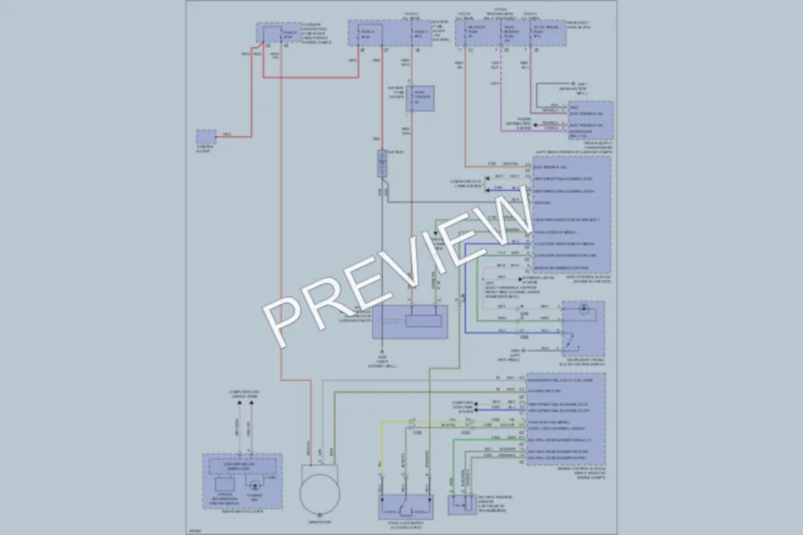 2013 Cadillac ATS Starting Charging wiring diagram preview